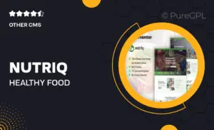 Nutriq – Healthy Food & Nutrition Elementor Template Kit