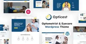 Opticest | Optometrist & Eyecare WordPress Theme
