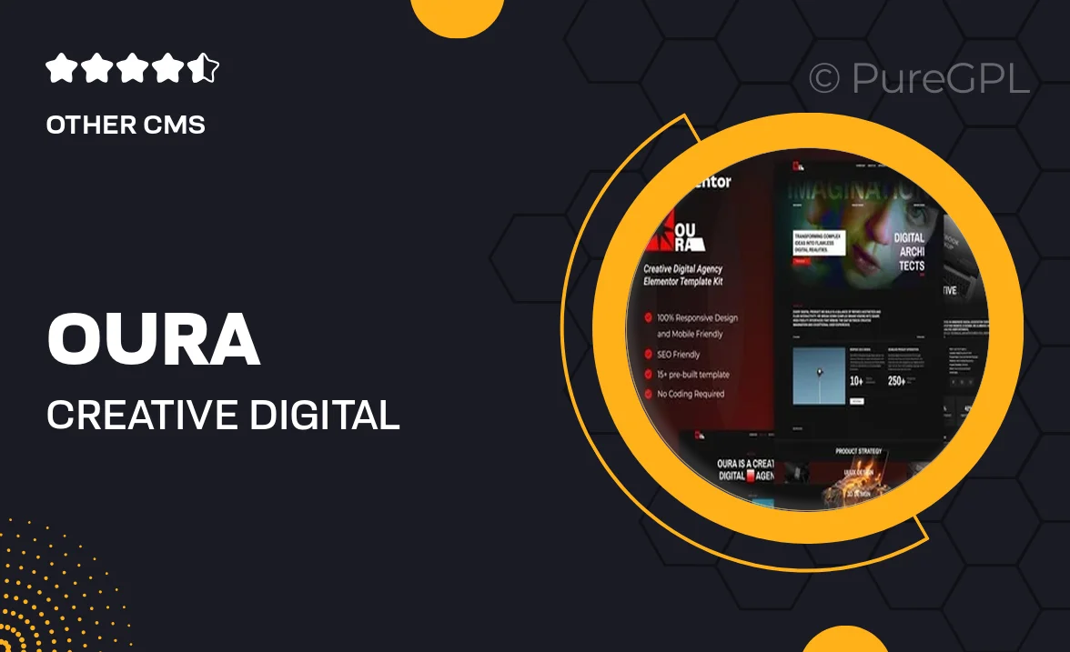 Oura – Creative Digital Agency Elementor Template Kit