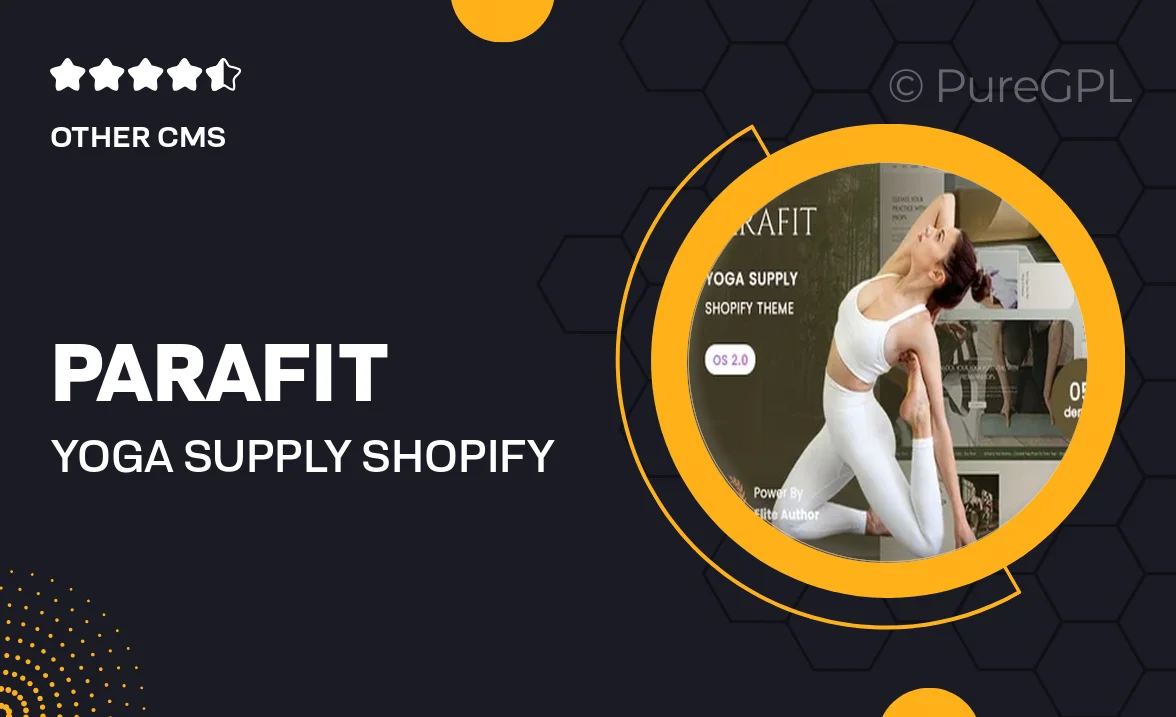 Parafit – Yoga Supply Shopify 2.0 Theme