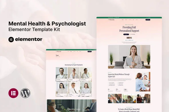 physicola mental health psychologist elementor template kit 1