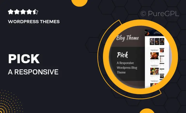 pick a responsive wordpress blog theme
