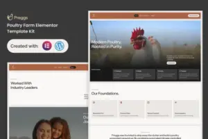 Preggs – Modern Poultry Farm Elementor Template Kit
