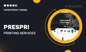 Prespri – Printing Services WordPress Theme