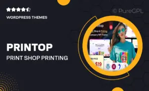 Printop – Print Shop & Printing Company WordPress Theme