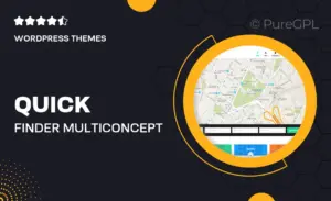 Quick Finder – Multiconcept Directory WordPress Theme