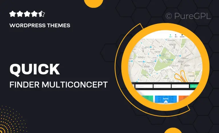 quick finder multiconcept directory wordpress theme