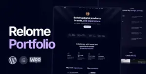 Relome – Personal Portfolio WordPress Theme