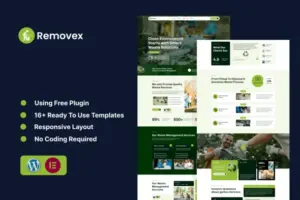 Removex – Junk Removal & Waste Management Elementor Template Kit