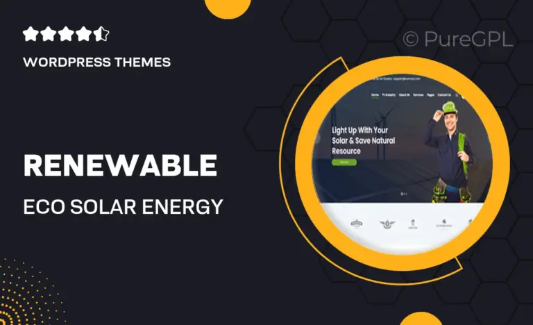 renewable eco solar energy theme