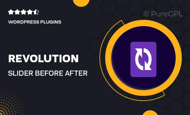 revolution slider before after add on