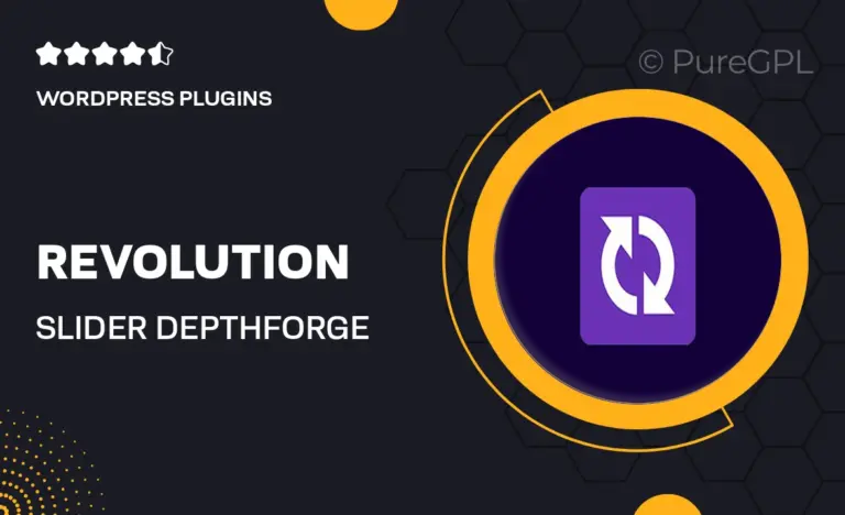 revolution slider depthforge add on