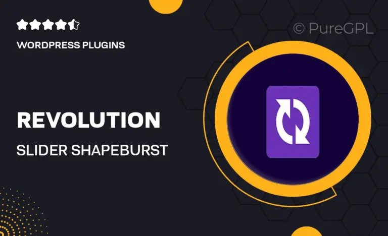 revolution slider shapeburst add on