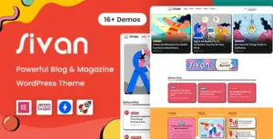 Sivan | Blog & Magazine WordPress Theme