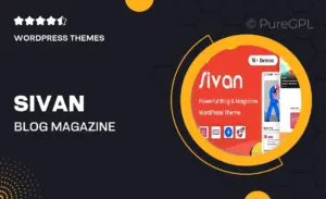 Sivan | Blog & Magazine WordPress Theme