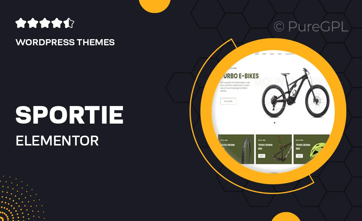 Sportie – Elementor WooCommerce Theme