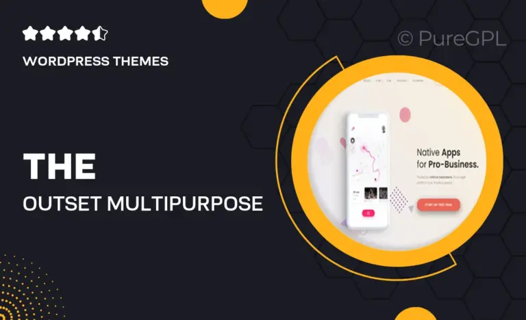 the outset multipurpose wordpress theme for saas startup