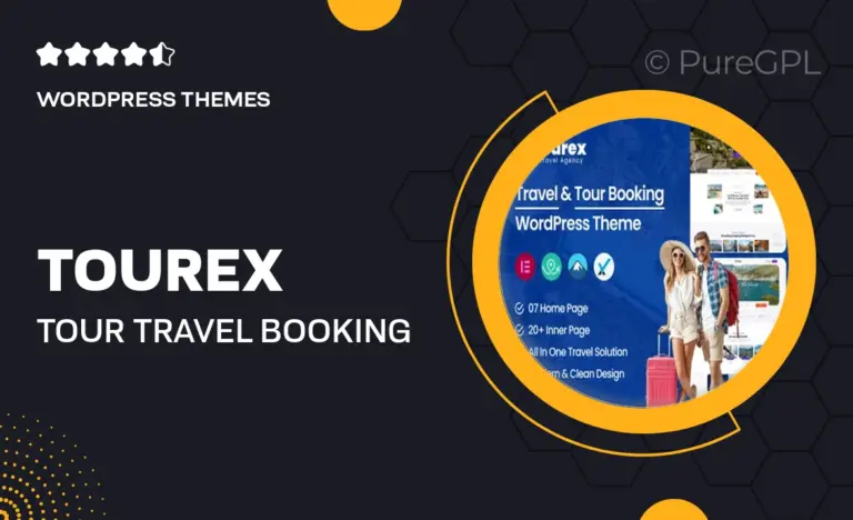 tourex tour travel booking wordpress theme