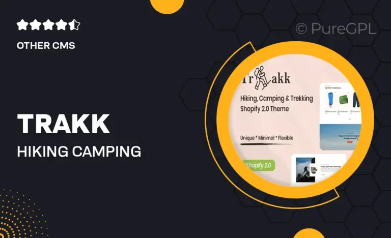 trakk hiking camping trekking shopify 2 0 theme