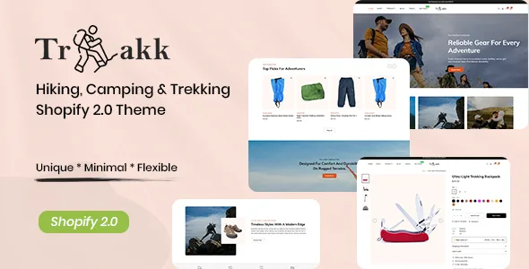 trakk hiking camping trekking shopify 20 theme