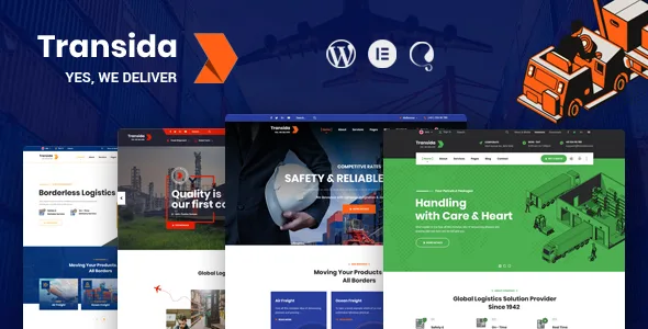 transida transportation logistics wordpress theme 1