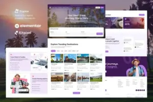 Tropica – Tour & Travel Agency Elementor Template Kit