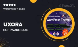 Uxora – Software, SaaS & Startup WordPress Theme