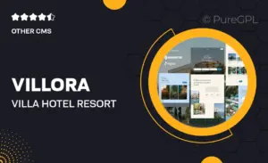 Villora – Villa & Hotel Resort Elementor Template Kit