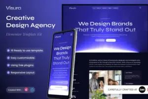 Visura – Creative Design Agency Elementor Template Kit