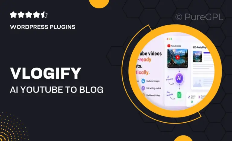 vlogify ai youtube to blog post generator for wordpress
