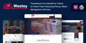 Wastey – Waste Pickup and Disposal Services WordPress Theme