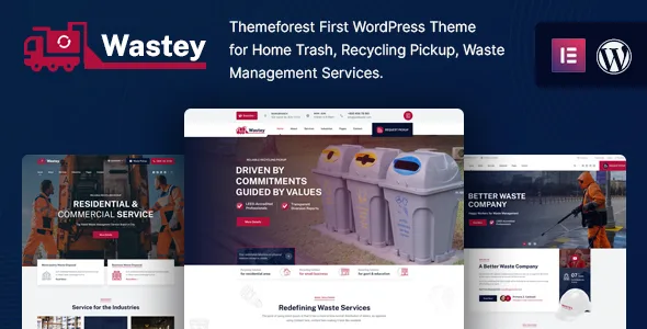wastey waste pickup and disposal services wordpress theme 1