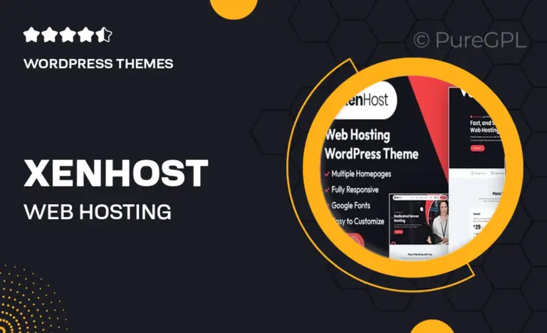 xenhost web hosting wordpress whmcs theme