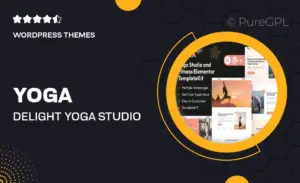 Yoga Delight – Yoga Studio & Fitness Elementor Template Kit