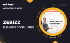 Zebizz – Business Consulting WordPress Theme