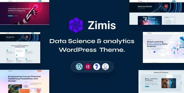 zimis data science analytics wordpress theme 1