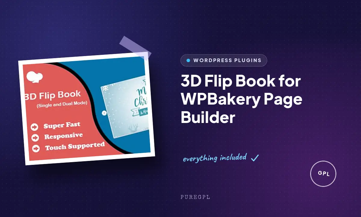 3D Flip Book for WPBakery Page Builder