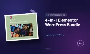4 in 1 elementor wordpress bundle