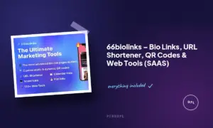66biolinks bio links url shortener qr codes web tools saas