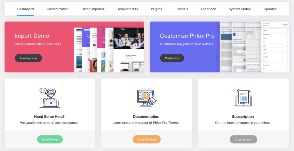 Phlox Pro Review 2026: Elementor Multipurpose Theme Tested 1 the Pre-built page templates interface in Phlox Pro — the strongest first-hand evidence this page can carry.