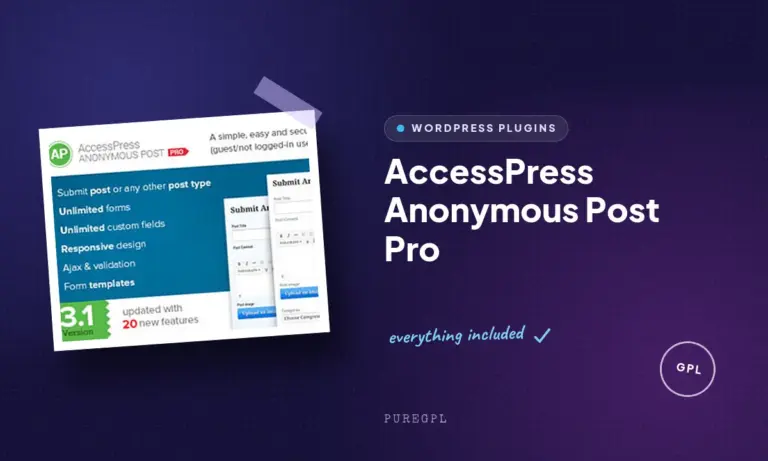accesspress anonymous post pro