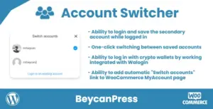 Account Switcher for WordPress (Multiple Accounts Plugin)