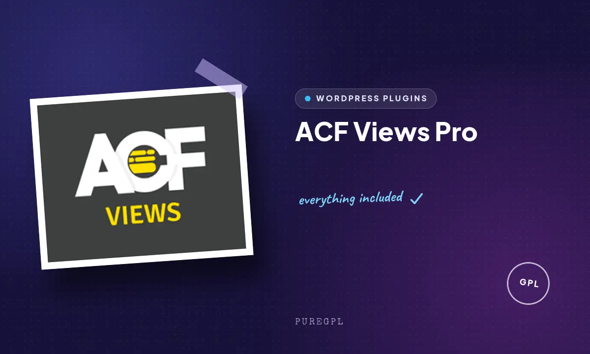 ACF Views Pro
