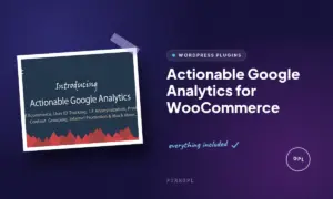actionable google analytics for woocommerce