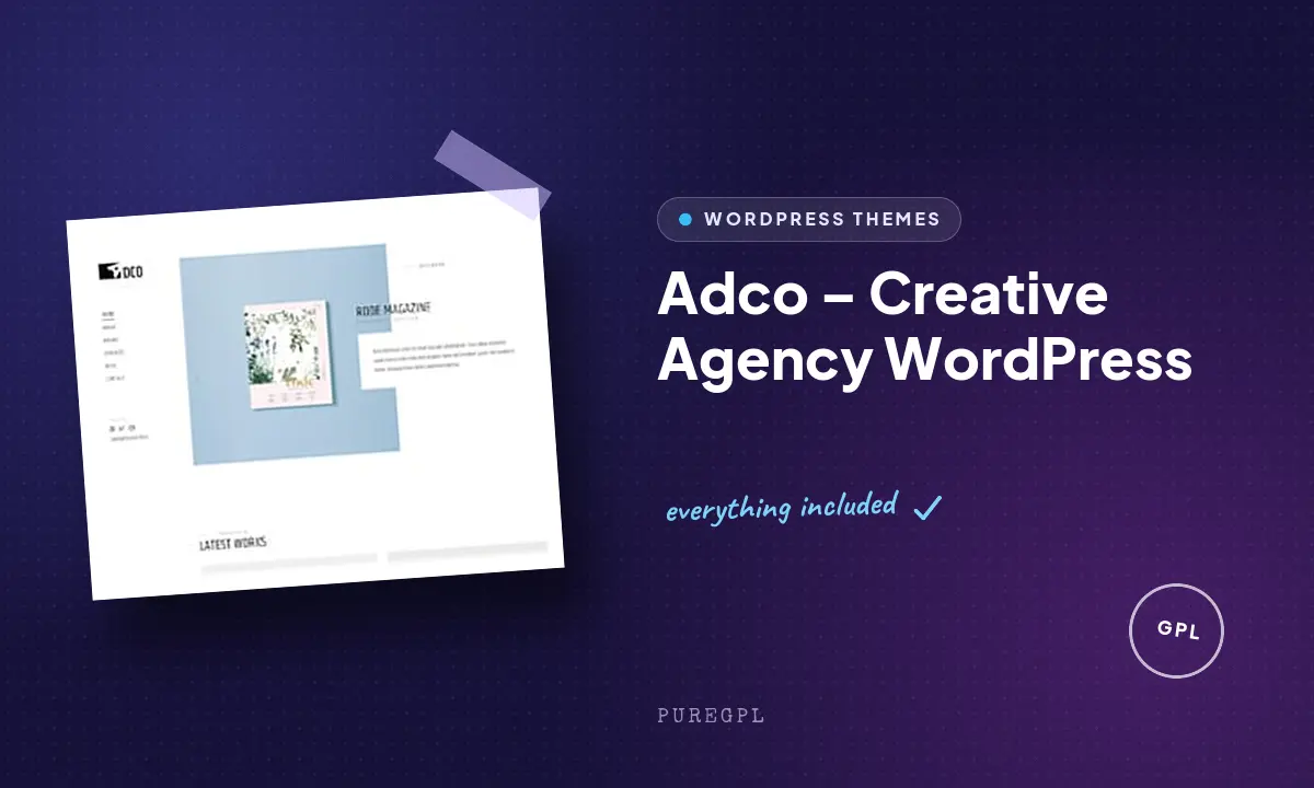 Adco – Creative Agency WordPress
