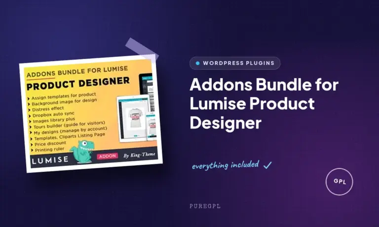 addons bundle for lumise product designer