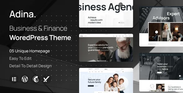adina business finance wordpress theme 1