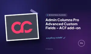 admin columns pro advanced custom fields acf add on 1