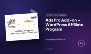 ads pro add on wordpress affiliate program