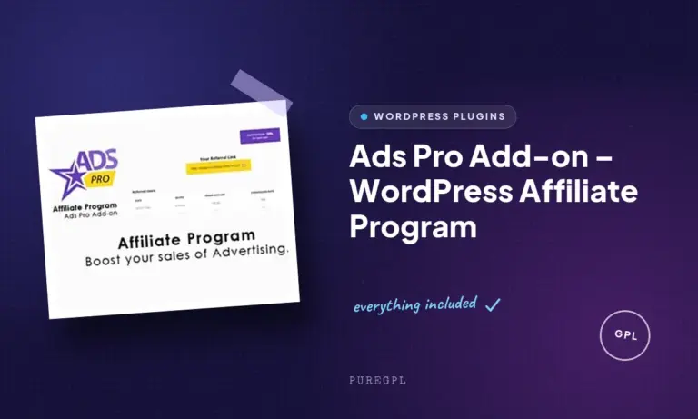 ads pro add on wordpress affiliate program